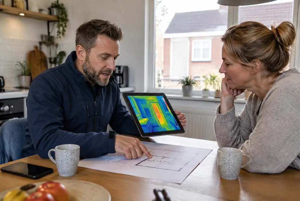 Lekdetectie Linschoten – bevindingen bespreken aan de keukentafel
