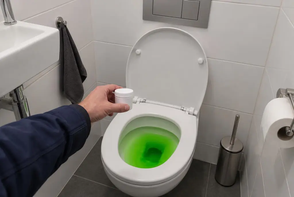 Lekdetectie Linschoten – kleurstoftest bij een lekkend toilet
