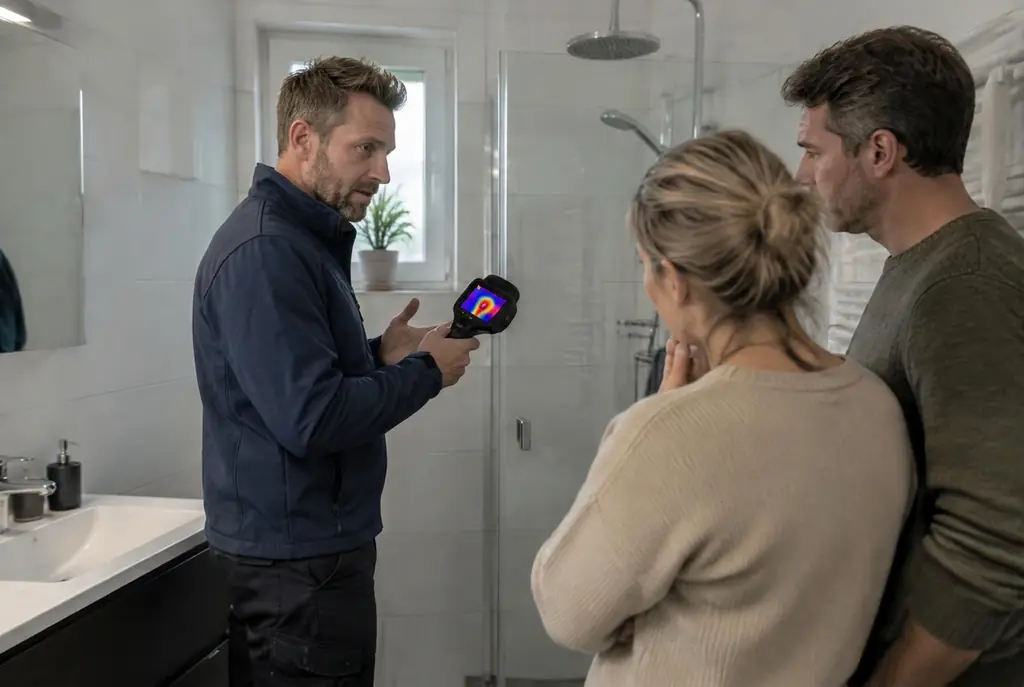 Lekdetectie Linschoten – specialist legt bevindingen uit aan bewoner